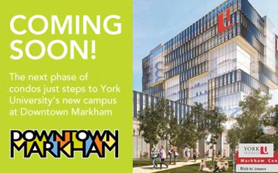 York Condos Coming Soon to Downtown Markham